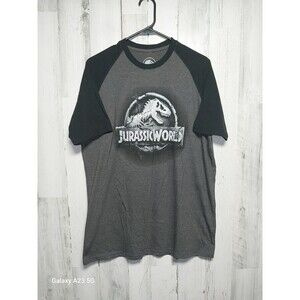 Jurassic World Universal Studios XL Men's Black Gray Shirt